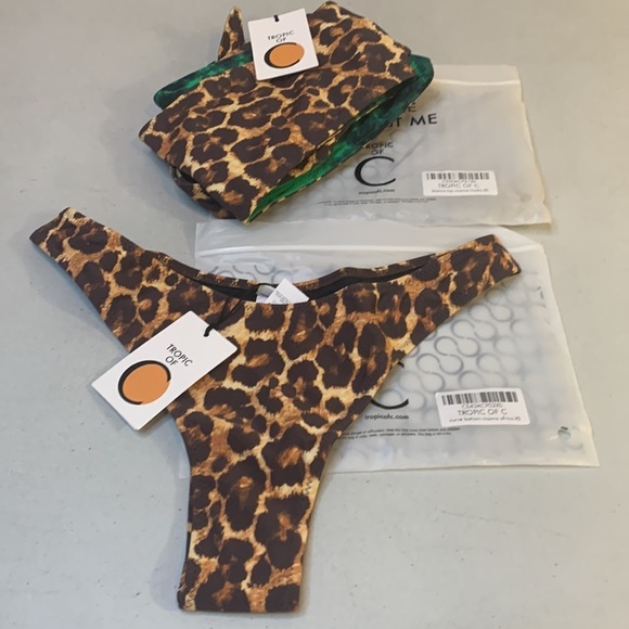 Tropic of C bianca top in mama africa/mystic green | curve bottom in mama africa - Picture 10 of 14